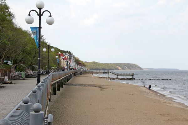 Набережная Балтийского моря в Светлогорске - Sputnik Таджикистан