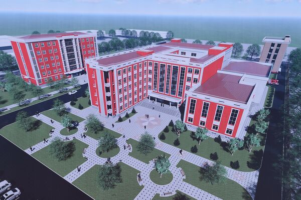 Проект пожарно-технического колледжа МВД в Таджикистане Проект пожарно-технического колледжа МВД в Таджикистане - Sputnik Таджикистан