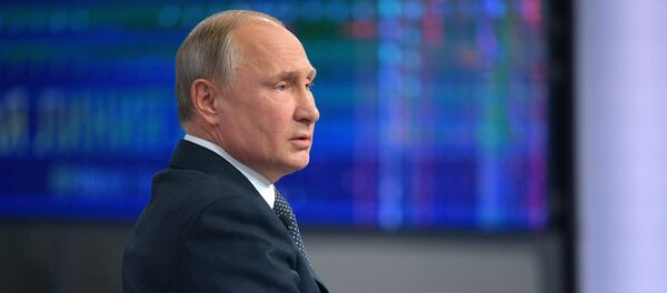 Прямая линия с президентом России Владимиром Путиным - Sputnik Тоҷикистон