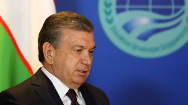 Президент Узбекистана Шавкат Мирзиёев на саммите ШОС в Китае - Sputnik Таджикистан