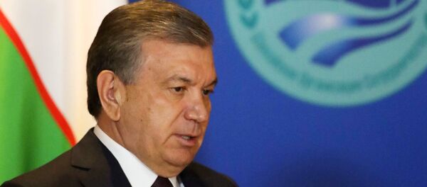 Президент Узбекистана Шавкат Мирзиёев на саммите ШОС в Китае - Sputnik Таджикистан