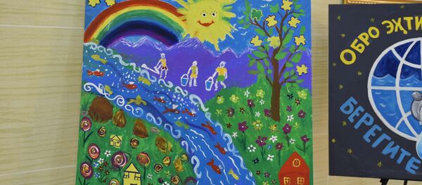 Детский водный форум в Душанбе - Sputnik Таджикистан