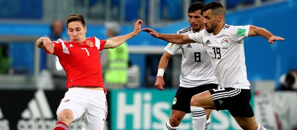 Футбол. ЧМ-2018. Матч Россия - Египет Футбол. ЧМ-2018. Матч Россия - Египет - Sputnik Таджикистан