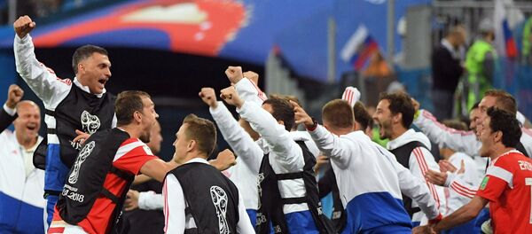 Футбол. ЧМ-2018. Матч Россия - Египет - Sputnik Таджикистан