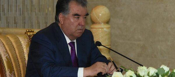 Президент Таджикистана Эмомали Рахмон Президент Таджикистана Эмомали Рахмон - Sputnik Тоҷикистон