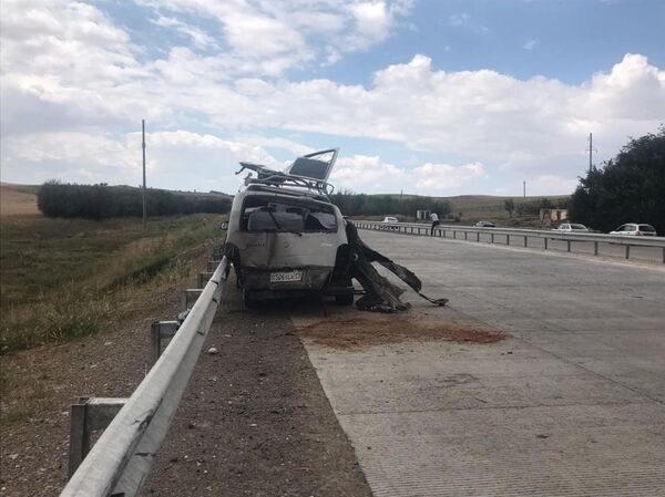 Авария в Туркестанской области  - Sputnik Таджикистан