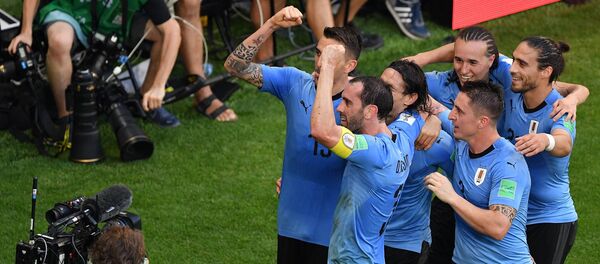 Футбол. ЧМ-2018. Матч Уругвай - Россия - Sputnik Таджикистан