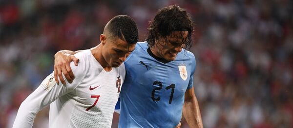 Футбол. ЧМ-2018. Матч Уругвай - Португалия - Sputnik Таджикистан