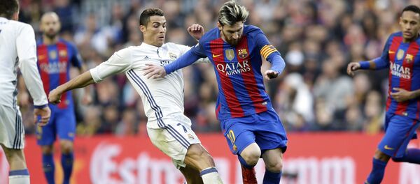 Криштиану Роналду и Лионелем Месси, архивное фото - Sputnik Таджикистан