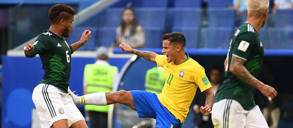 Футбол. ЧМ-2018. Матч Бразилия - Мексика - Sputnik Тоҷикистон