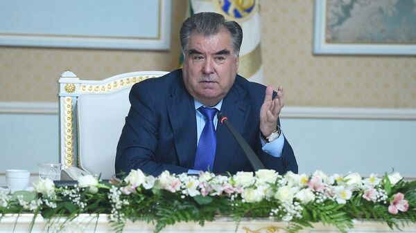 Президент Республики Таджикистан Эмомали Рахмон, архивное фото - Sputnik Тоҷикистон