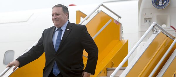 Госсекретарь США Майк Помпео  - Sputnik Тоҷикистон