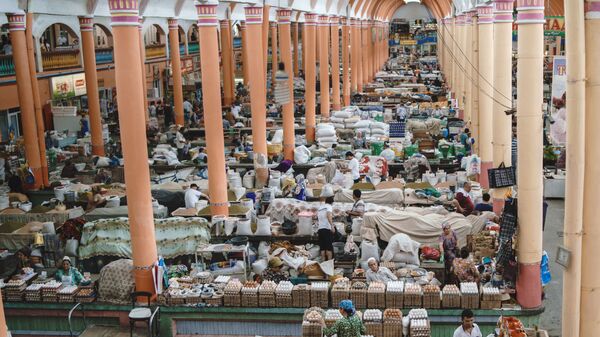 Рынок Панчшанбе в городе Худжанд, архивное фото - Sputnik Тоҷикистон