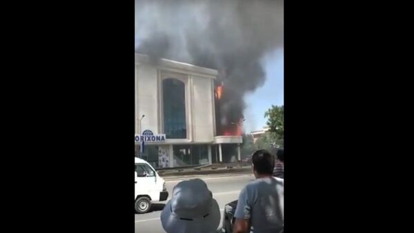 Пожар в Ташкенте - Sputnik Таджикистан