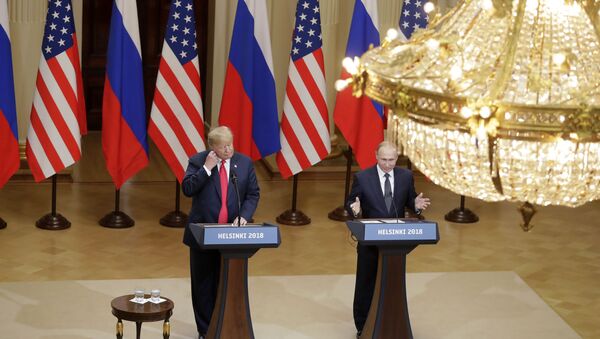 Live_Пресс-конференция Владимира Путина и Дональда Трампа в Хельсинки - Sputnik Таджикистан