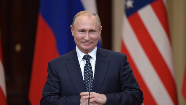 Встреча президента РФ Владимира Путина и президента США Дональда Трампа в Хельсинки - Sputnik Таджикистан