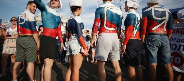 Болельщики на ЧМ-2018 - Sputnik Таджикистан