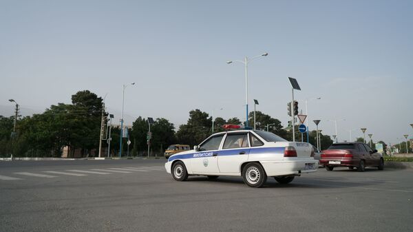 Машина милиции в Таджикистане, архивное фото - Sputnik Тоҷикистон