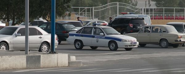 Машина милиции в Таджикистане, архивное фото - Sputnik Тоҷикистон