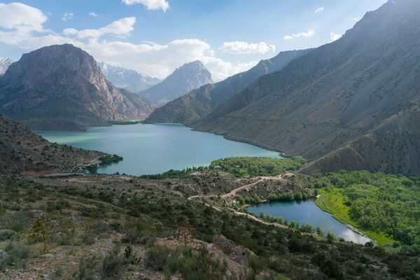 Озеро Искандеркуль и змеиное озеро, архивное фото  - Sputnik Таджикистан