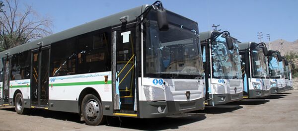 Автобусы в автопарке, архивное фото - Sputnik Тоҷикистон