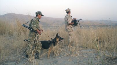 На таджикско-афганской границе, архивное фото