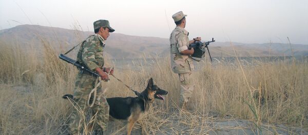 На таджикско-афганской границе, архивное фото - Sputnik Тоҷикистон