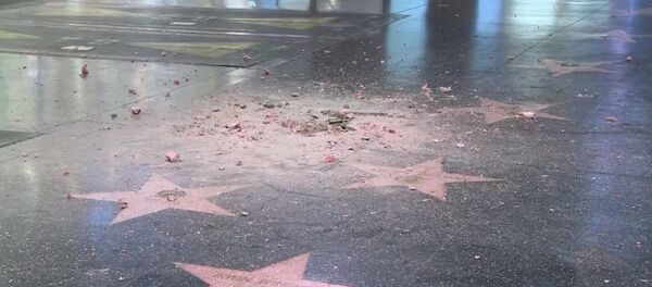 Звезду Дональда Трампа на голливудской Аллее славы снова разбили - Sputnik Таджикистан