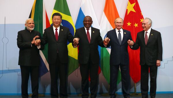 Лидеры стран БРИКС на саммите в ЮАР - Sputnik Таджикистан