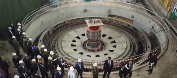 Строительные работы на первом агрегате Рогунской ГЭС - Sputnik Таджикистан