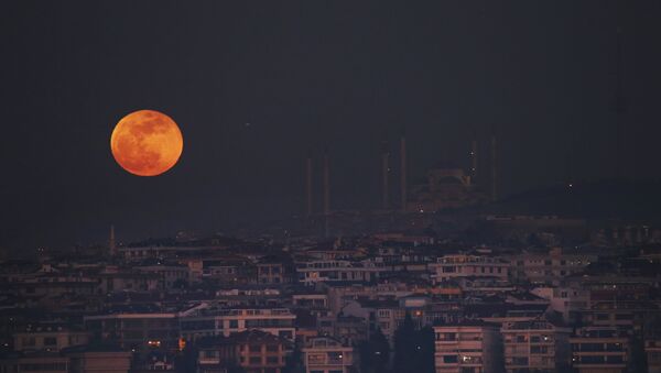 Кровавая луна, архивное фото - Sputnik Таджикистан