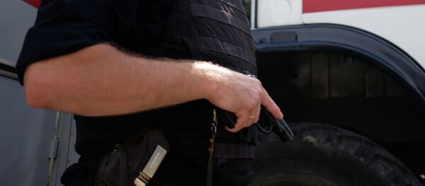 Сотрудник ОМОНа, архивное фото - Sputnik Тоҷикистон