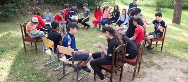 Летний лагерь РОО Нур - Sputnik Таджикистан