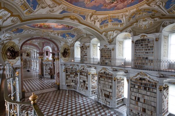 Библиотека Аббатства Адмонт в Австрии - Sputnik Таджикистан
