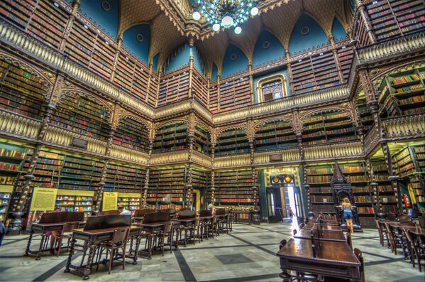 Португальская королевская библиотека в Рио-де-Жанейро, Бразилия - Sputnik Таджикистан