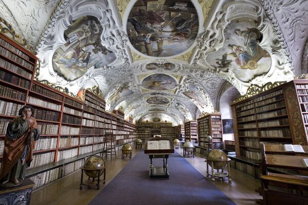 Библиотека Страговского монастыря, Прага - Sputnik Таджикистан