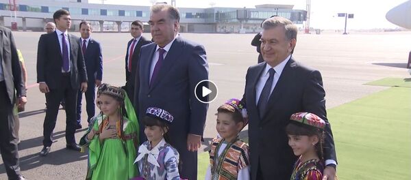 Визит Эмомали Рахмона в Узбекистан - Sputnik Тоҷикистон