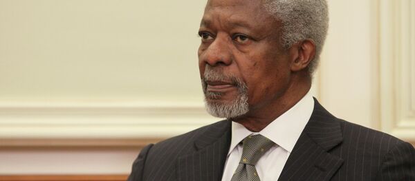 Бывший генеральный секретарь ООН Кофи Аннан, архивное фото - Sputnik Тоҷикистон