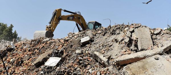 Снос здания, архивное фото - Sputnik Таджикистан