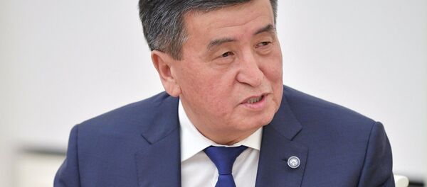 Президент Кыргызстана Сооронбай Жээнбеков, архивное фото Президент Кыргызстана Сооронбай Жээнбеков, архивное фото - Sputnik Таджикистан