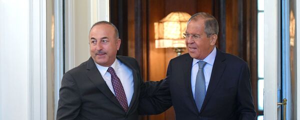 Встреча глав МИД РФ и Турции С. Лаврова и М. Чавушоглу - Sputnik Таджикистан