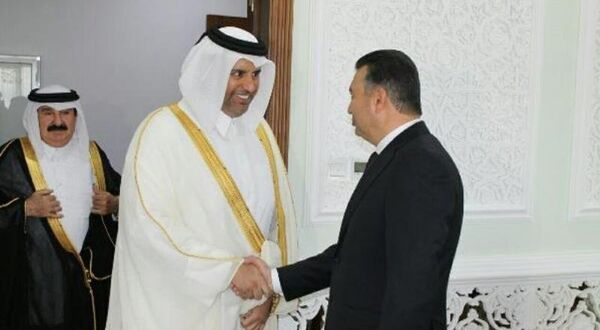 Мулоқоти Қоҳир Расулзода, нахуствазири Тоҷикистон бо Шайх Аҳмад ибн Ҷосим ибн Муҳаммад Оли Сонӣ, вазири иқтисод ва тиҷорати давлати Қатар Мулоқоти Қоҳир Расулзода, нахуствазири Тоҷикистон бо Шайх Аҳмад ибн Ҷосим ибн Муҳаммад Оли Сонӣ, вазири иқтисод ва тиҷорати давлати Қатар - Sputnik Тоҷикистон