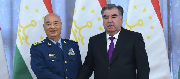 Встреча Эмомали Рахмона и Сю Цилян - Sputnik Тоҷикистон