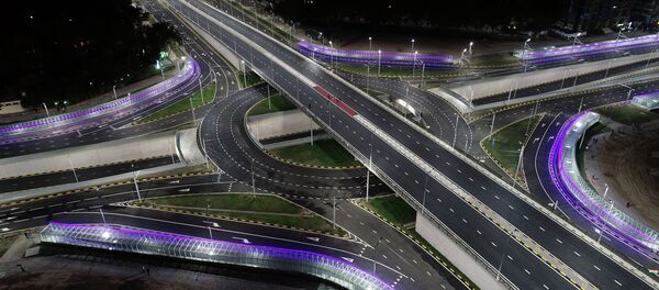 Ифтитоҳи нахустин эстакада маҳаллаи 82-и шаҳри Душанбе - Sputnik Тоҷикистон