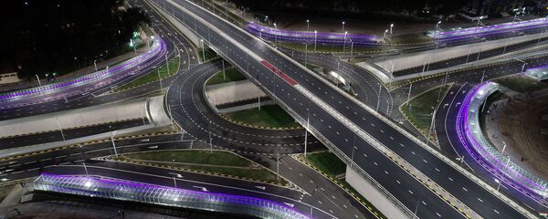 Новая эстакада в 82-м микрорайоне в Душанбе Новая эстакада в 82-м микрорайоне в Душанбе - Sputnik Тоҷикистон