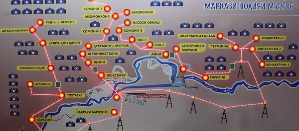 Схема новой электростанции Таджикистнан в Мургабе - Sputnik Тоҷикистон