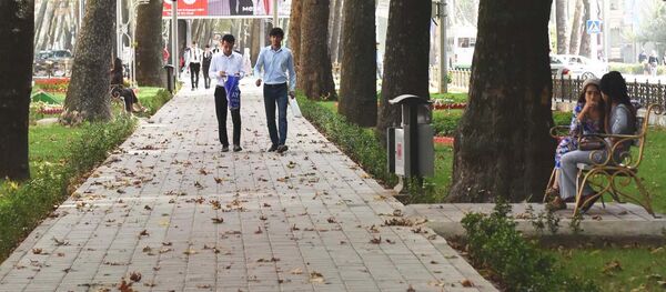 Улица в городе Душанбе, архивное фото - Sputnik Таджикистан