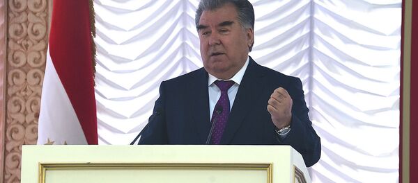 Президент Таджикистана Эмомали Рахмон, архивное фото - Sputnik Тоҷикистон
