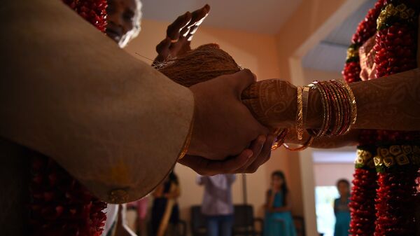 Свадьба в Индии, архивное фото - Sputnik Тоҷикистон