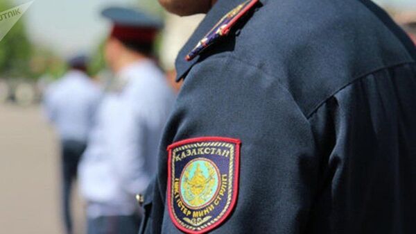 Полицейская форма в Казахстане, архивное фото - Sputnik Тоҷикистон